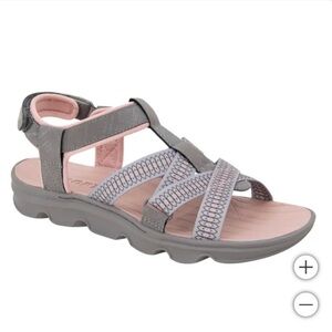 NIB JSport Ladies' Kaia Strap Sandal, 8